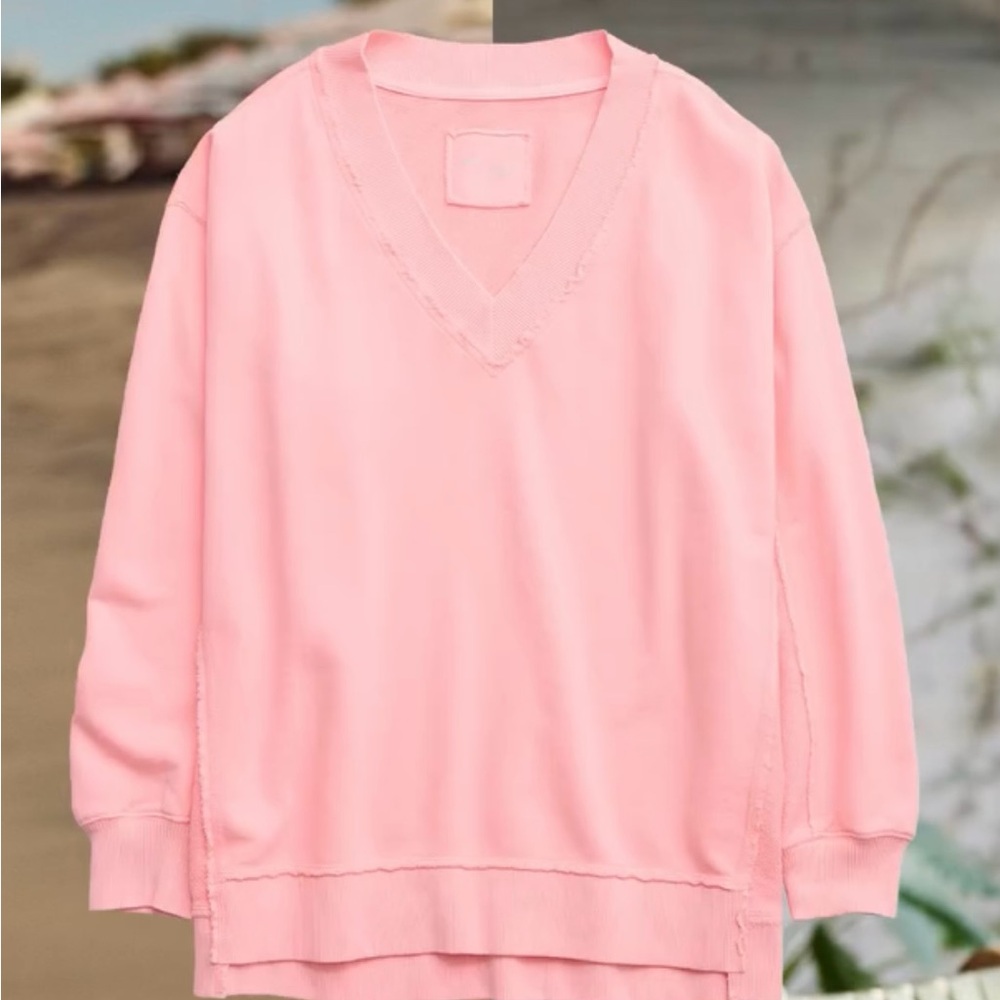 Aerie Everyday V-Neck Sweatshirt